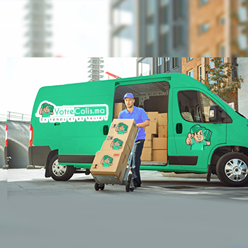 Camion de livraison VotreColis.ma